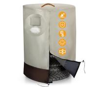 Copertura per pneumatici, resistente 420D, copertura per pneumatici da auto, coperture per ruote di scorta grandi per esterni, coperture universali per ruote di scorta con cerniera, presa d'aria e