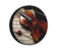 Copertura per pneumatico di scorta per violino, impermeabile, antipolvere, portatile, universale, per camper, SUV e camion