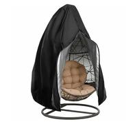 Copertura per poltrona sospesa, impermeabile Oxford, per sedia a dondolo, sedia a dondolo, sedia a dondolo, sedia a dondolo, poltrona sospesa, custodia protettiva per dondolo da giardino (nero)