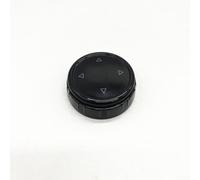 Copertura per pomello dei pulsanti multimediale compatibile con BMW X1 F25 serie 1 2 3 5 con design rialzato e retro trasparente per una chiara visibilità in condizioni di scarsa illuminazione