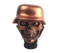 Copertura per pomello del cambio a forma di teschio, in silicone | Auto Stick Shifter Handle Skull Head Resina Universale Fit per la Decorazione Interni del Veicolo Accessori Interni Auto