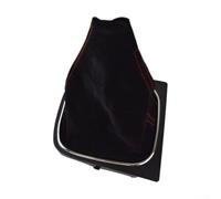 Copertura per pomello del cambio in morbido velluto, per Golf 6 2005 - 2014 e alcuni per tipi Sagitar prestazioni di lunga durata (filettatura rossa vellutata)