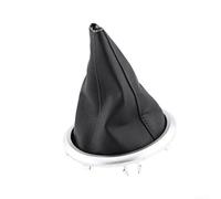 Copertura per pomello del cambio in pelle adatta per Suzuki Swift 2005 2010 e per SX4 2007 2013 cambio manuale, elegante ricambio protettivo (linea nera) (linea nera)