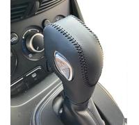 Copertura per pomello del cambio in pelle nera per Ford Focus 2012 2013 2014 2015 2016/Ford Fiesta 2014 2015 2016 / Ford Fusion S/Fusion SE 2013 2014 2015 2016 / Fusion Gear Gear Cover/accessori per