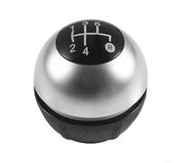 Copertura per pomello del cambio in robusta plastica ABS per Fiat 500 e 500C 2007-2018 con cambio a 5 o 6 marce, presa antiscivolo e design elegante (5 speed)