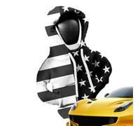 Copertura per pomello del cambio, protezione del cambio auto, alloggiamento della leva del cambio, protezione universale, con cappuccio, design con cappuccio, decorazione per cambio manuale, per