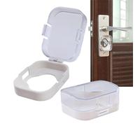 Copertura per pomello della porta a prova di bambino - ABS 4 × 6 × 2,5 cm protezione riutilizzabile | Dooř Kņ Safety Coveř, Snap-Lock, Proofing, Cabinet & Cabinet õor Knõb Protector | Home Safè