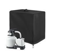 Copertura Per Pompa A Sabbia Piscina Esterna Impermeabile, Protezione Solare E Antipolvere, Copertura Pompa Di Calore Per Piscina, Coperchio Cilindro Abbia Filtro Piscina, Tessuto Oxford 420D