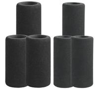 Copertura per Pompa Bici Verticale, Spugna Nera, 6 Pezzi | Protezione da Freddo e Sporco, Presa Salda, Finitura Liscia Antimacchia, per Gonfiatori Ruota e Testa Valvola