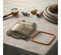 Copertura per pompa da piscina per Hayward SP1600X5 con anello di tenuta, coperchio resistente alle intemperie, per kit di riparazione Superpump attrezzature spa all'aperto, 18,2 x 19,8 cm (coperchio