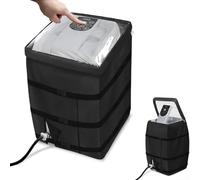 Copertura per pompa del riscaldatore della spa, 600D, impermeabile, resistente, per attrezzature, resistente ai raggi UV, nero, 42 x 35 x 53 cm