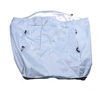 Copertura per pompa del riscaldatore della spa, per uso esterno, adatta per unità da 43 x 38 x 54 cm, materiale rivestito in argento 420D, offre una protezione dagli agenti atmosferici costante