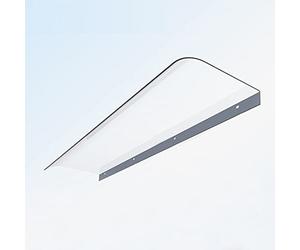 Copertura per porta anteriore in policarbonato trasparente OnePiece, per giardino, patio e portico, copertura per copertura esterna per protezione dagli agenti atmosferici