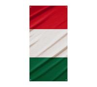 Copertura per porta con bandiera dell'Italia Primavera Estate Bandiera da appendere Portico Cartello Esterno Stagionale Vacanze Yard Decor per porta d'ingresso e portico