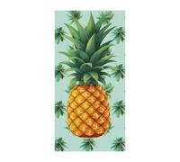 Copertura per porta con frutta tropicale ananas primavera estate da appendere bandiera portico cartello all'aperto stagionale vacanza cortile decorazione per porta d'ingresso e portico
