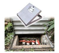 Copertura per porta d'accesso chiudibile a chiave, design sollevabile per cantine, cortili e pozzi di finestre, soluzione di accesso sicura e conveniente