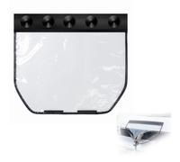 Copertura per Porta di Ricarica EV - Copertura Impermeabile con Ventosa e Protezione Solare, Adatta Universale per Veicoli Elettrici(Black)
