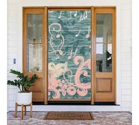 Copertura per porta Nota da sogno Banner per porta di benvenuto Decorazione per porta da cortile Banner Sfondo Foto Banner Portico Primavera Estate Stagionale Decorazione per feste Interni Esterni