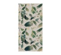 Copertura per porta personalizzata Banner per porte verde salvia foglie di eucalipto grande banner cartello da parete banner decorazione foto sfondo benvenuto festa decorazione