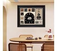 Copertura per portafusibili, stile vintage, con orologio, pannello elettrico da parete, decorazione per casa e fattoria