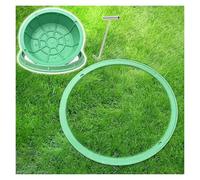 Copertura per pozzetto da incasso, coperchio per serbatoio settico, 40,6 - 101,6 cm, rotondo, nascosto, per campo di scarico, resistente, accesso alle acque reflue, diametro interno 60,5 cm