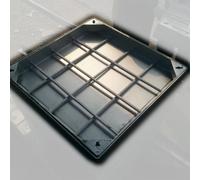 Copertura per pozzetto in acciaio rinforzato, coperchio rettangolare di drenaggio, accesso portatile per parcheggi e cantine, soluzione di accesso alle acque reflue da 300-900 mm