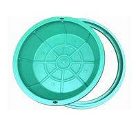 Copertura per pozzetto per fossa settica, coperchio invisibile in resina resistente, per giardino e bacino delle acque reflue, design da incasso per sicurezza ed estetica