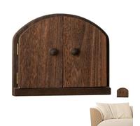 Copertura per presa con porta - piastra da parete artistica, protezione per presa a prova di bambino | pannello in legno creativo per decorazione della casa di campagna, copertura di sicurezza per