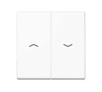 COPERTURA PER PROGRAMMI DI INTERRUTTORI JUNG A595PWW - Dimensioni 5.5 cm x 5.5 cm, Peso 0.022 kg, Certificazione Cradle to Cradle