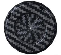 Copertura per pulsante di avviamento/arresto del motore dell'auto con struttura in fibra di carbonio e anello di protezione dell'interruttore rotante per una protezione durevole dell'accensione