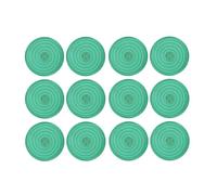Copertura per Pulsanti Arcade, Copertura per Pulsanti Meccanici di Ricambio da 12 Pezzi per Kailh per Cherry per TTC per Akko per Glorious Caps (Green)