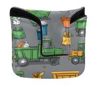 Copertura per putter da golf a scatto magnetico, per uomini e donne, impermeabile, in pelle ecologica in poliuretano, per pulizia stradale, camion, bidoni della spazzatura