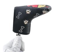 Copertura per putter: protezione con chiusura magnetica, manicotto per la testa resistente all'acqua, protezione dal design Bulldog, scudo foderato morbido | per il campo da pratica del golf Borsa da