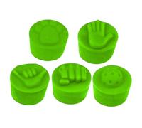 Copertura per racchetta da tennis, set di 5 pezzi di ricambio per bilanciamento del peso, 3,5 x 3 cm, di presa inferiore, kit di attacco per estremità della pagaia ammortizzante, design di