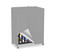 Copertura per rack da basket con tessuto Oxford impermeabile e ventilazione per mantenere l'attrezzatura sportiva protetta da polvere e umidità (grigio)