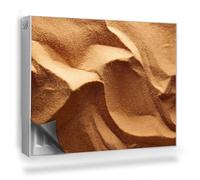 Copertura per Radiatore 80x60 cm Decorazione per Interni Tappetino Magnetico Senza Viti o Colla Montaggio Facile per Termosifone - Struttura Naturale delle Dune di Sabbia del Deserto