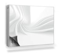 Copertura per Radiatore 80x60 cm Tappetino Magnetico Decorazione per Interni Senza Viti o Colla per Termosifone Montaggio Facile - Composizione Astratta, Onde Geometriche