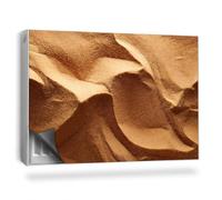 Copertura per Radiatore 90x60 cm Decorazione per Interni Tappetino Magnetico Senza Viti o Colla Montaggio Facile per Termosifone - Struttura Naturale delle Dune di Sabbia del Deserto