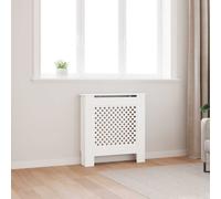 vidaXL Copertura per Radiatore Bianca in MDF 78 cm