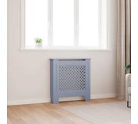 vidaXL Copertura per Radiatore Grigia in MDF 78 cm