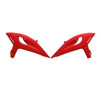 Copertura per radiatore UFO PLAST in 2 pezzi copertura rosso OEM