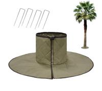 Copertura per radici degli alberi, protezione regolabile per esterni, con 4 chiodi a terra, protezione durevole per le radici per palme, giardino, cortile, cortile, paesaggistica, previene