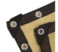 Copertura per Recinzione Beige Costruzione Forte che Fornisce 90% Protezione Pri