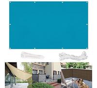 Copertura per recinzione da balcone di alta qualità, 80 x 500 cm, protezione della privacy, con occhielli e fissaggi per patio, giardino e terrazza, migliora la privacy e lo stile all'aperto.