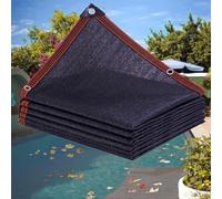 Copertura per Rete a Foglie Rettangolari per Piscine,Rete di protezione per piscine Copertura invernale Rettangolare a maglia fine, Blocca Le Foglie e i Detriti Caduti(2x6m(6.5x19.6ft))