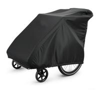 Copertura per rimorchio per bambini cane 210D nero copertura rimorchio | Oxford impermeabile 210D, dimensioni 140 x 84 x 99 cm, orlo elastico, protegge da pioggia, neve e polvere