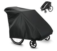 Copertura per Rimorchio per Bicicletta: WIYETY Telo Pieghevole per Rimorchio Bicicletta in Tessuto Oxford, Impermeabile UV-Protetto Copertura per Rimorchio da Bicicletta per Accessori Per Bici Esterna