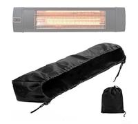 Copertura per riscaldatori a infrarossi da parete per patio, antivento, design a doppia coulisse, resistente alla polvere e all'umidità, copertura protettiva (420D)