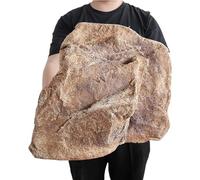 Copertura per roccia finta per masso, roccia sintetica per esterni, per paesaggistica, pompa decorativa in schiuma poliuretanica, fossa settica, coperture per cablaggio di messa a terra per giardini