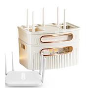 Copertura per router Wi-Fi | Dispositivo di archiviazione per router Wi-Fi - Scatola decorativa per copertura del antipolvere impermeabile, copertura del per cavi per soggiorno camera da